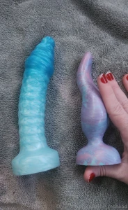 Decision time which dildo would you like to see in my next video the