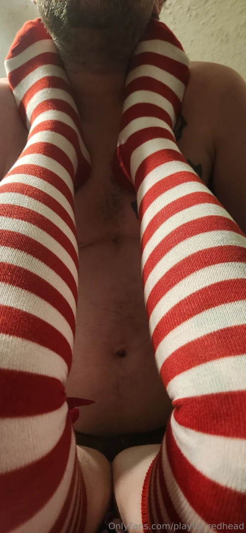 I think he likes my new stockings i ll try to document it part 2 