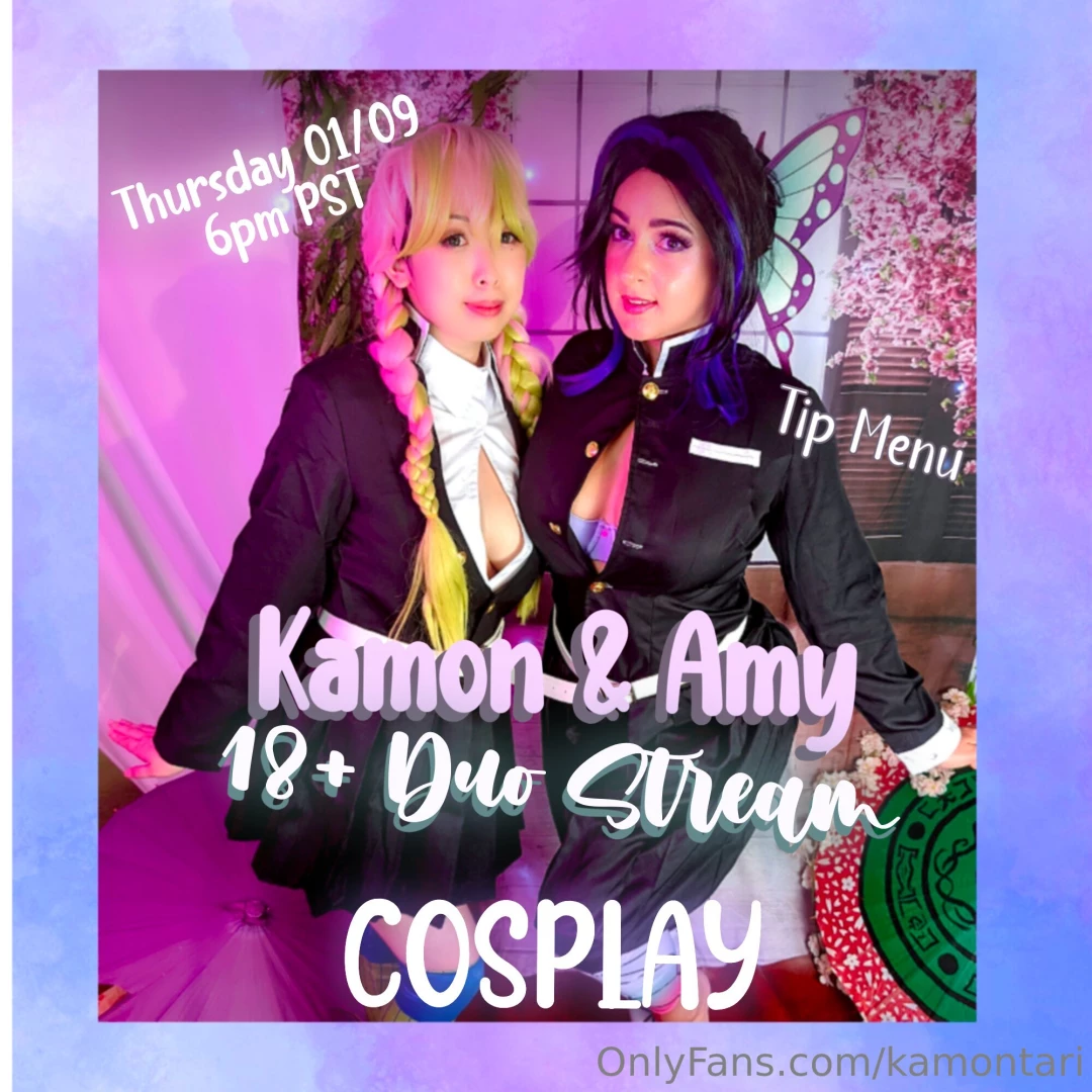 Amyfantasy and i are doing a cosplay live stream tomorrow come have 