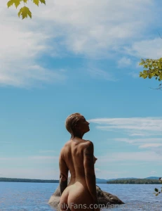 I could have a whole series of me being naked in nature at this point part 3