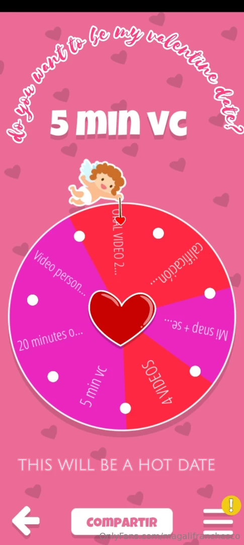 I m looking for my valentine will it be you awards 5 minutes of video 