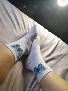 I love my butterfly socks part 3
