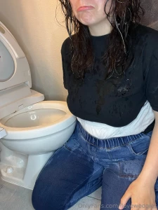 Don t let the pout fool you i loved it guess how many swirlies i got