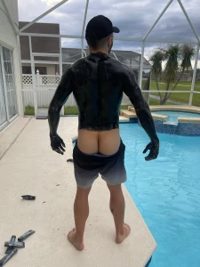 Behind the scenes of one of my videos where i had to get naked