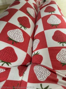 Do you want to bite my strawberry