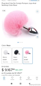 Honey help me buy this anal toy and in return you will receive the