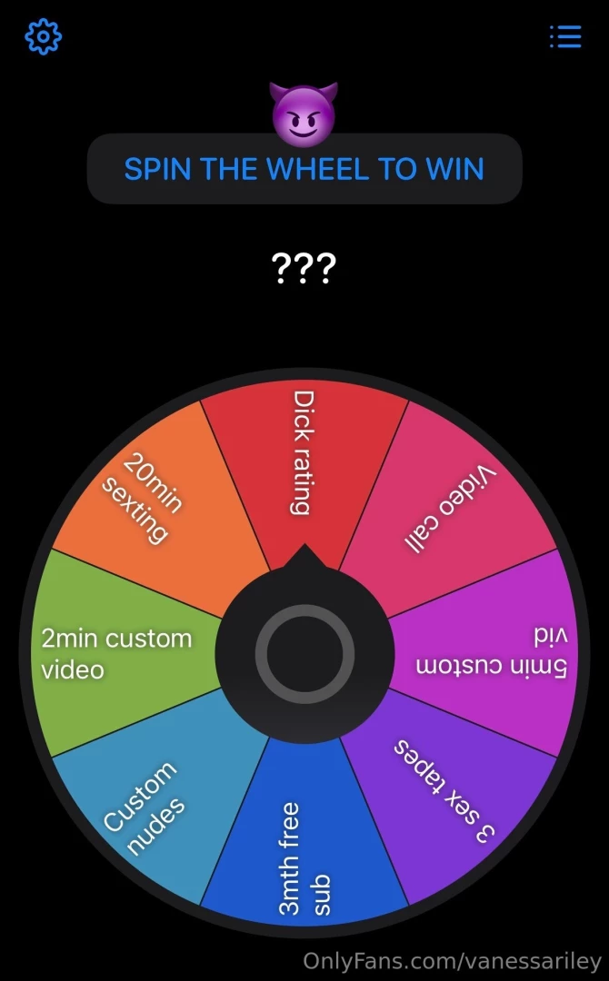 Spin the wheel every spin is a win 1 spin - 10 3 spins - 25 5 spins - 