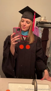 Got my cap gown and hood scale of 1-10 how much do you want to fuck me