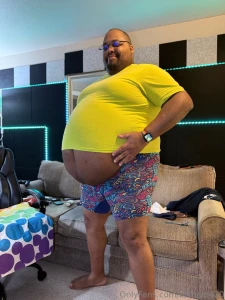 3 pint heavy cream chug while inflating and trying on small shirts part 6