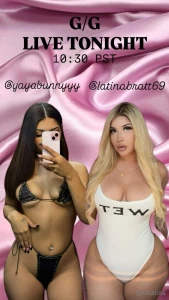 2 baddie latinas live s3x nbsp nbsp tonight nbsp nbsp stay tuned