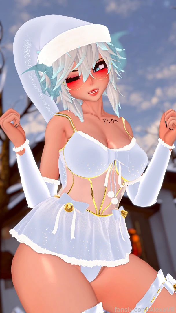 Happy holidays vr lewdtuber vtuber hentai christmas boobs bigboobs 