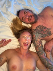 How fit does lovelylofree look covered in my cum part 2