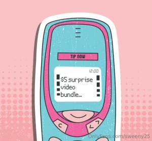 4 slots only - tip 5 and get a surprise video bundle