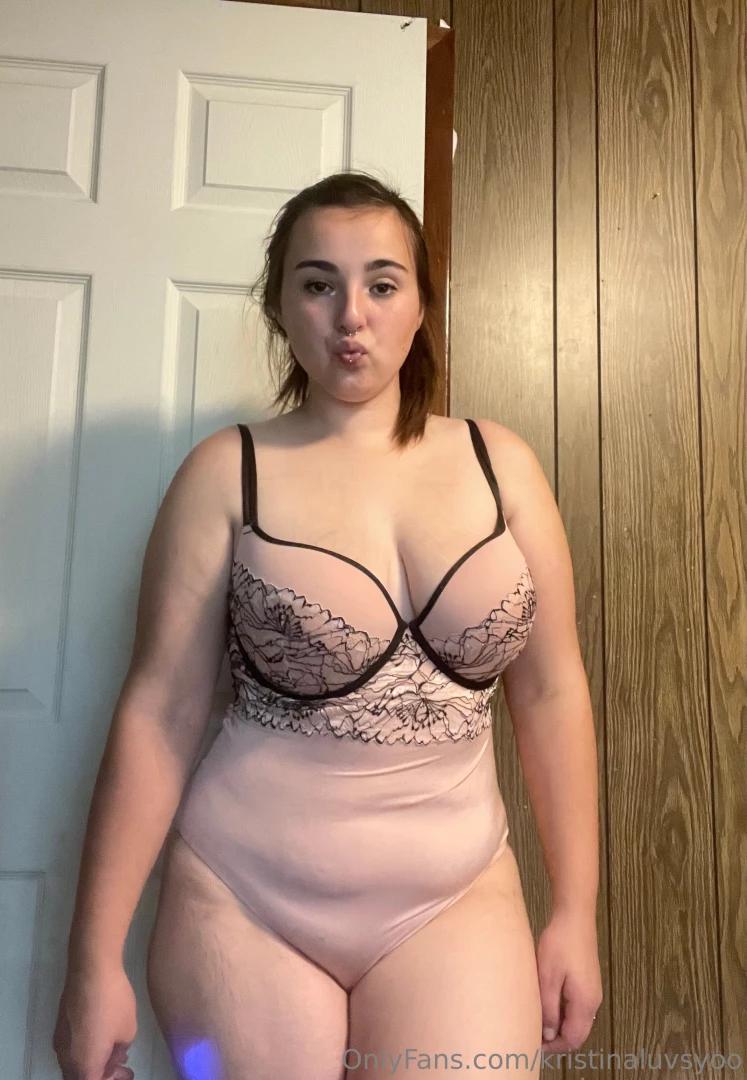 New lingerie this pink looks good on me part 3 
