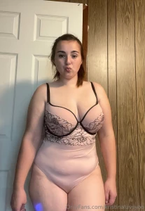 New lingerie this pink looks good on me part 3