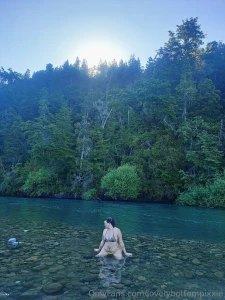 The heat was oppressive my perspiring tits were begging me to soak