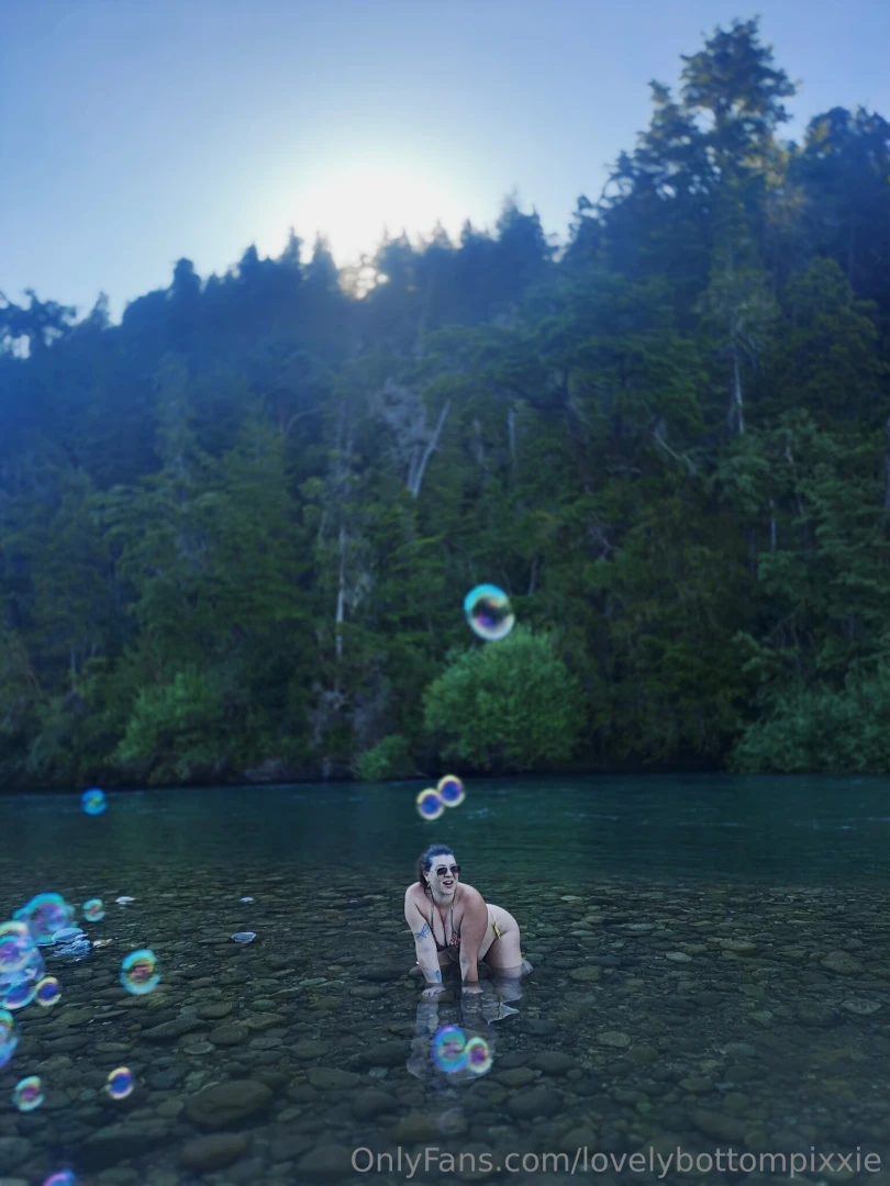 Although i would have liked to fuck you in the river run my bikini and 