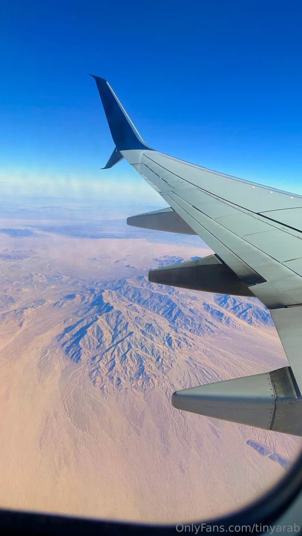 Some views from my airplane window first time flying in an american part 1 