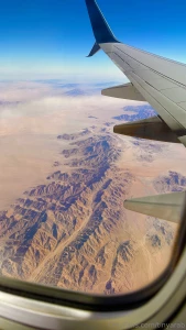 Some views from my airplane window first time flying in an american