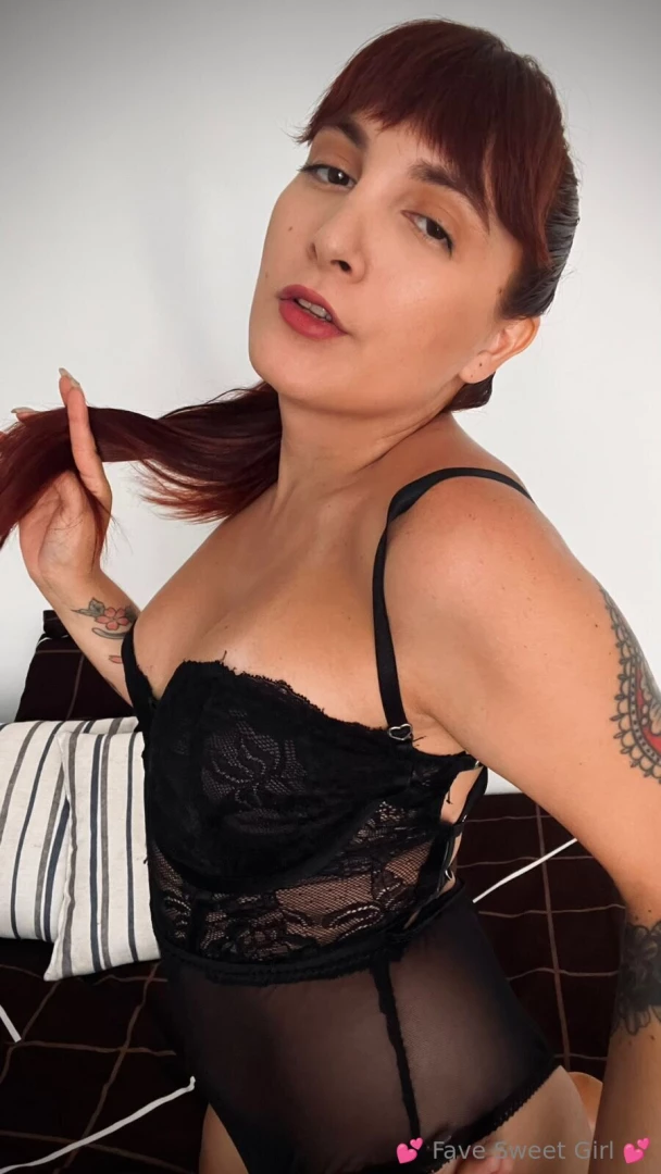 I put on my favorite lingerie thinking about you can you guess what 