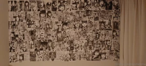 I was super duper busy today but i almost finished my wall so my
