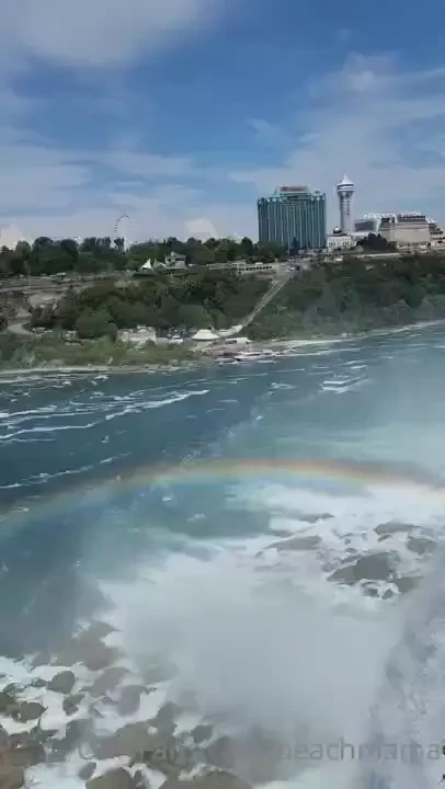 The falls were so beautiful 