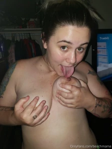 Lick your boob thursday