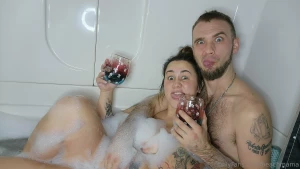 Bath time with this man is always fun