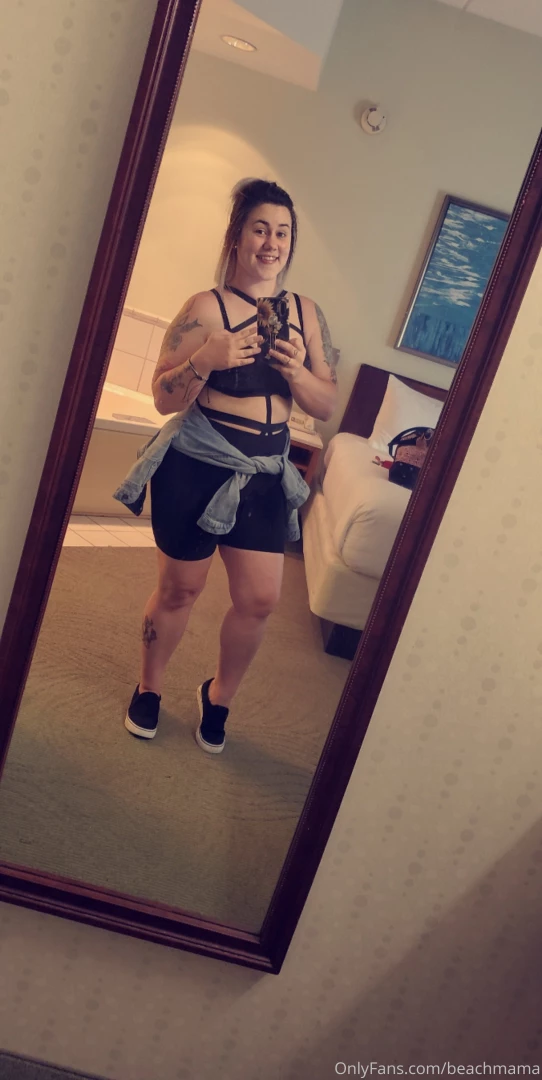 At a hotel for the night about too have some fun 