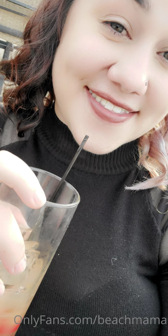 Mama is drinking 