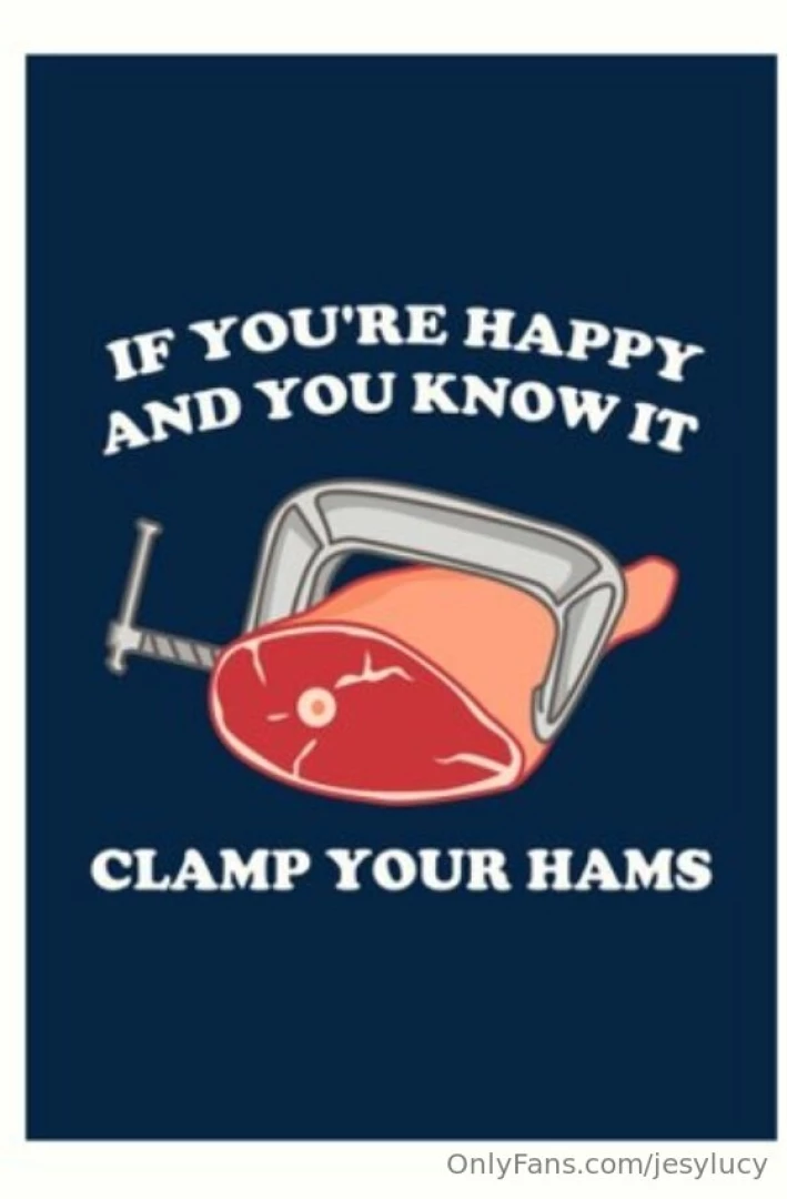 Since my tits are definitely large enough to be considered hams the 