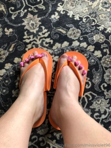 I always save the flip flops toe spacers just in case one of you wants part 2