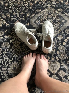 For the smelly feet lovers my well worn white sneakers can be all part 3