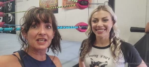 Pro wrestling training started for scarlet today this girl was a