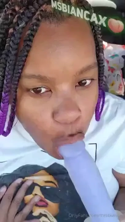 Gagging sucking on this dildo 