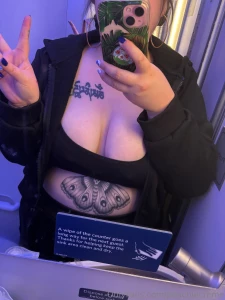 Took some pics for you guys in the airplane bathroom part 2