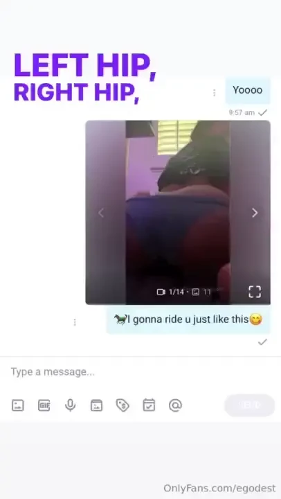 U like my arch it turn u on tip me 11 11 if u u wanna see how i ride part 2 