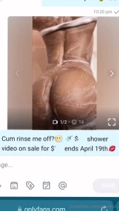 Did i miss the spot cum rinse me off 55 shower video on sale for 35