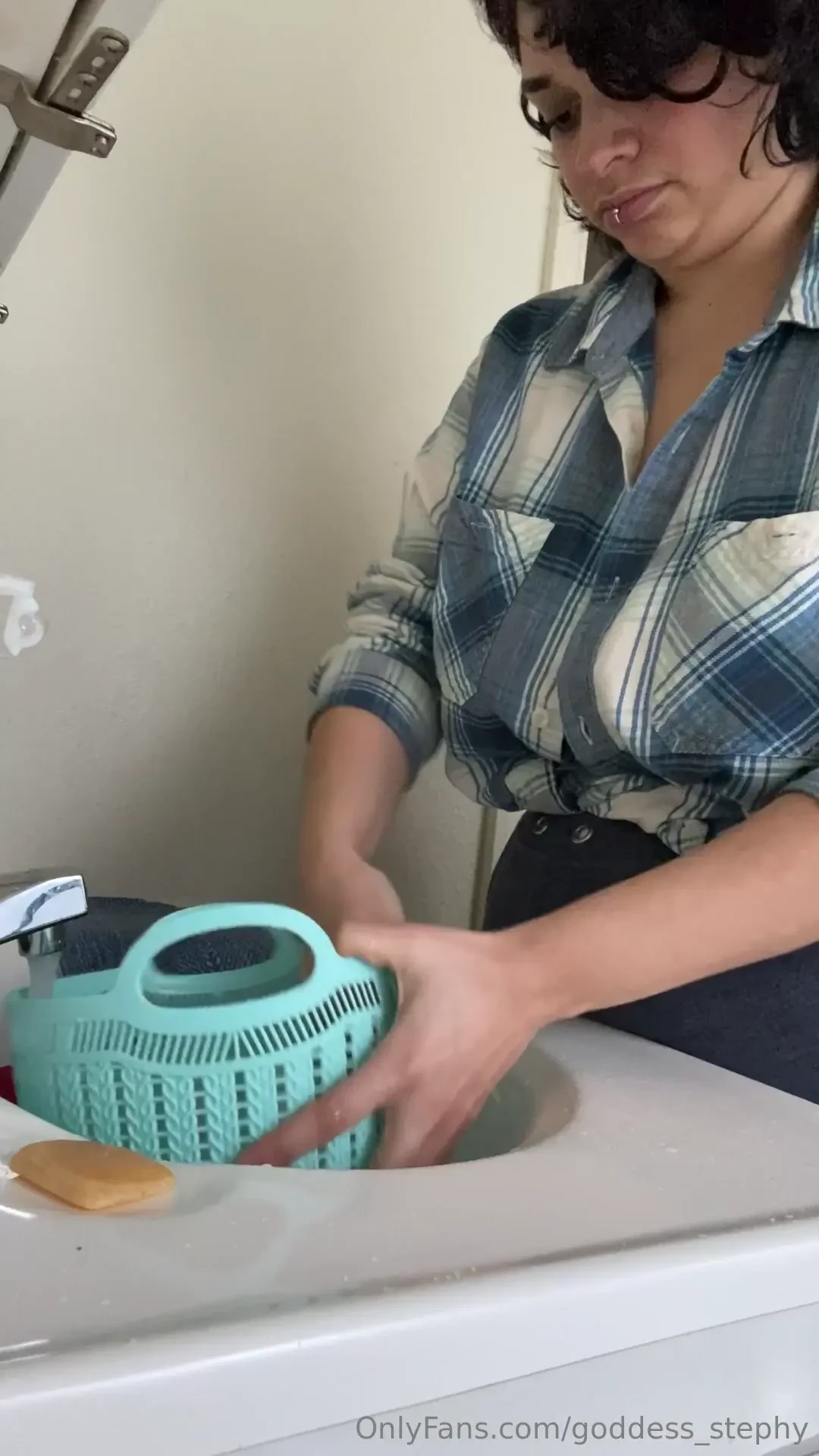 Mommy takes good care of her toys 