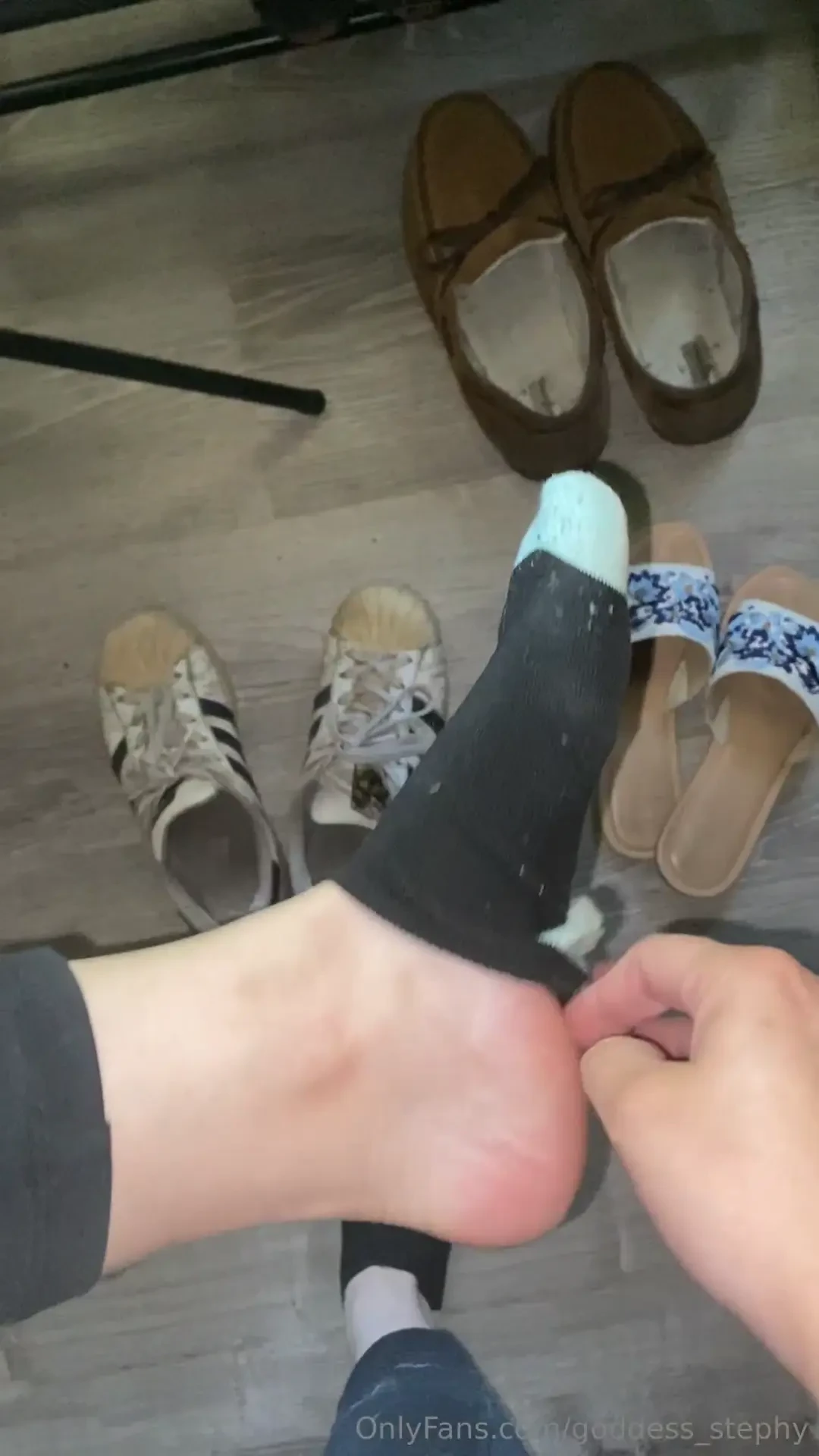 Old shoes and used socks 