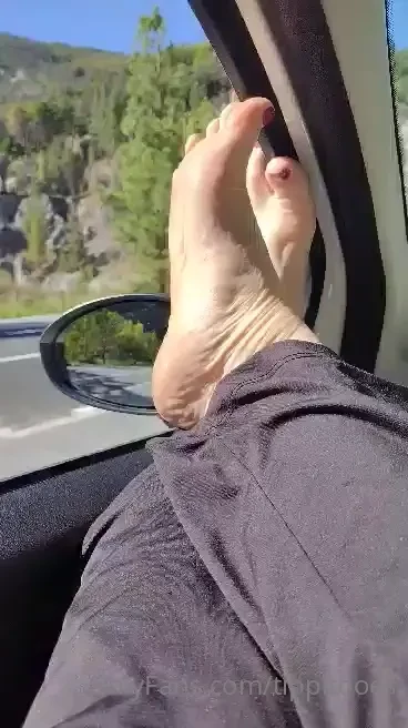 Waiting in the car on a hot summers day 