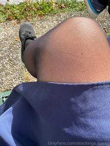 Samples - gt black hold up stockings purple panties dress boots legs part 2