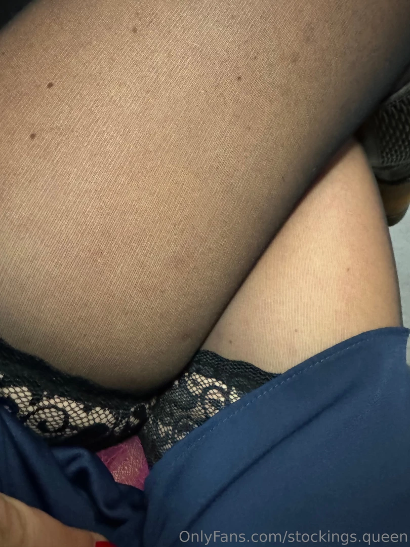 Samples - gt black hold up stockings purple panties dress boots legs part 3 