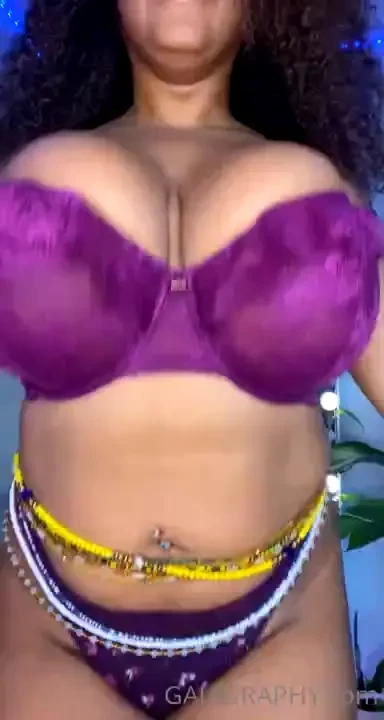 No shave november in purple lingerie try on via snapchat 