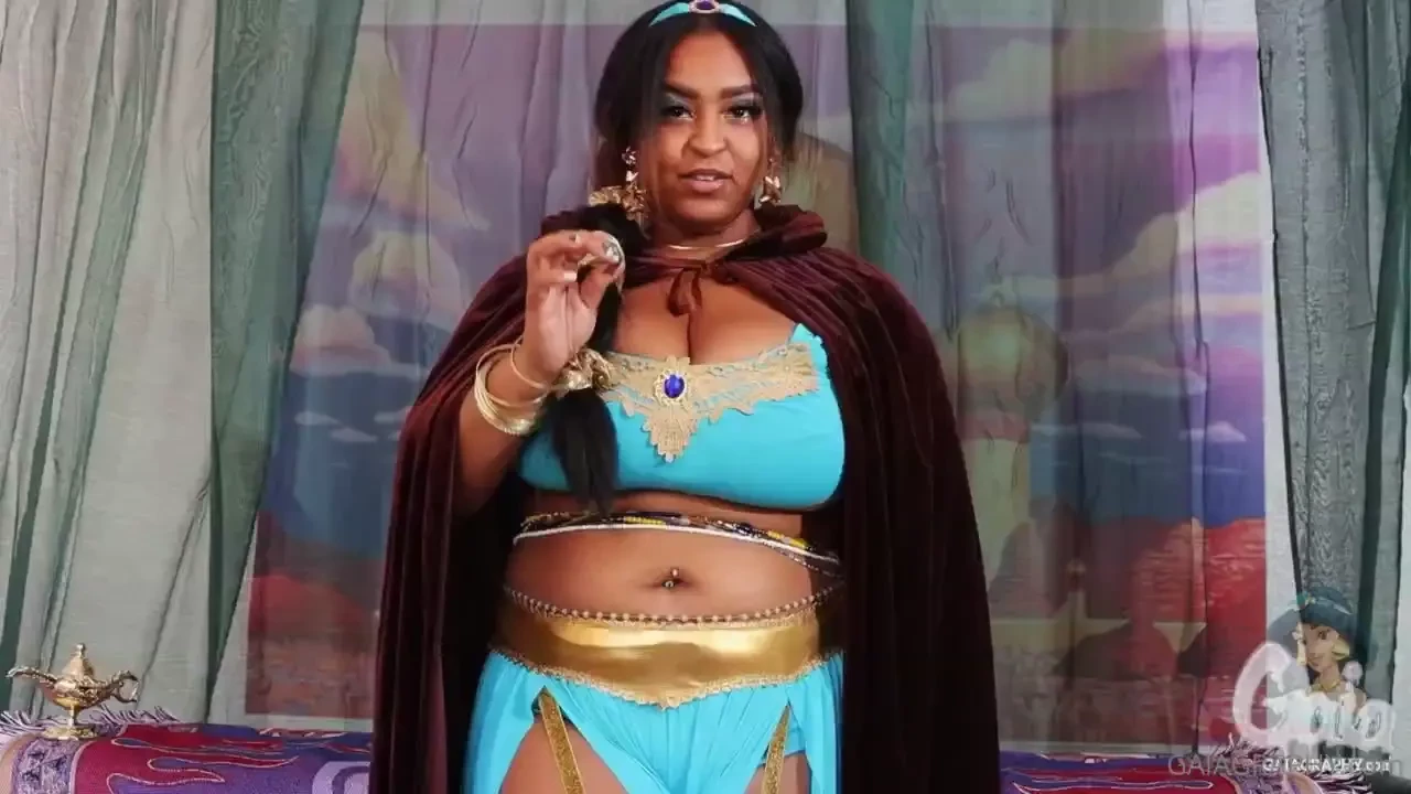 Gifs and promo from princess jasmine play party pt 3 w blkdickmatterss part 2 
