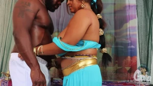 professor-gaia - Gifs and promo from princess jasmine play party pt 3 w blkdickmatterss part 14 