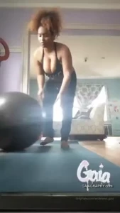 Yoga ball day 1 if i start fucking on my yoga ball will this be