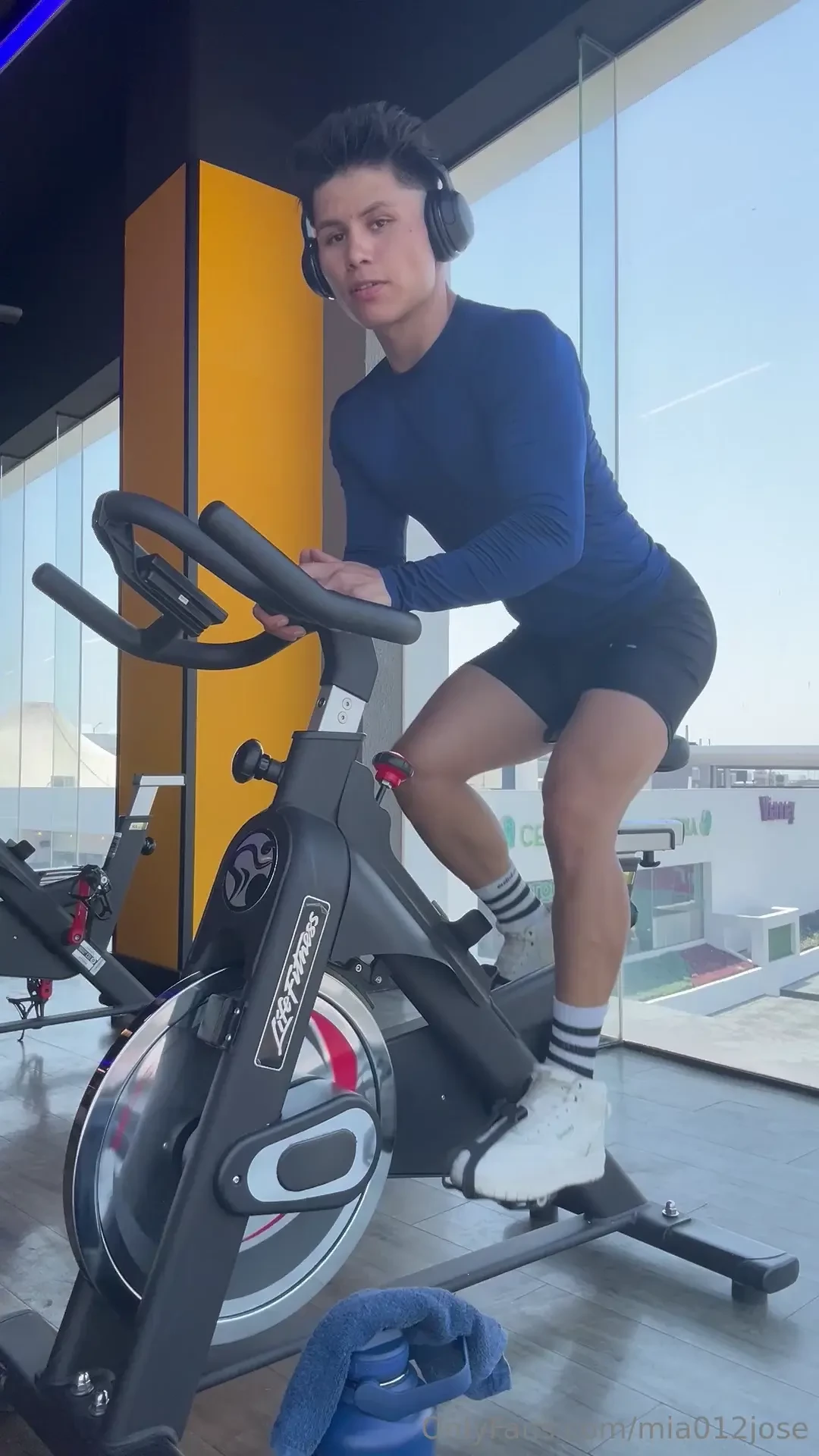 Spinning previo calentamiento para romperla con estas licras que me 