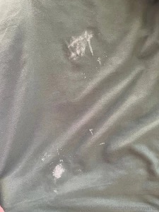 Made such a mess having sex this weekend she was impressed by how much