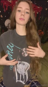 Strip masturbate video watch me rub my clit and finger my tight little part 3